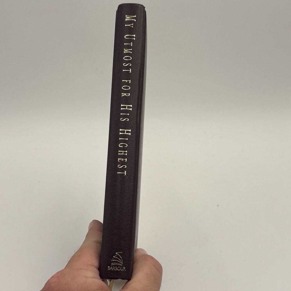 My Utmost for His Highest Oswald Chambers Leather Devotional Journal ISBN 737-5